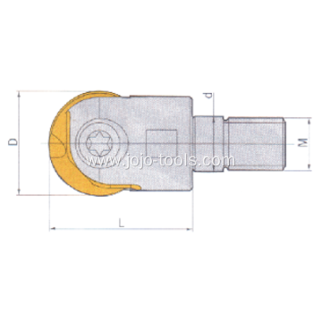 T2139 thread locking end mill for high-precision machining